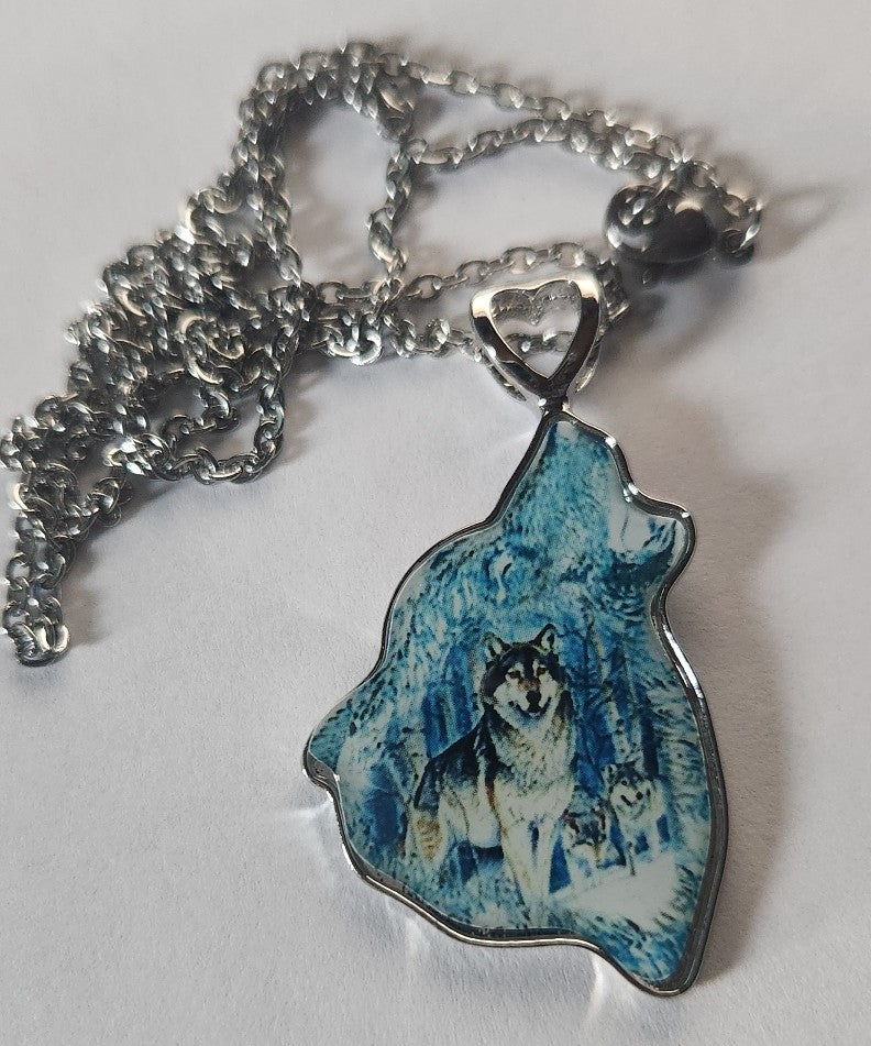 NECKLACE W-2... blue howl single pack