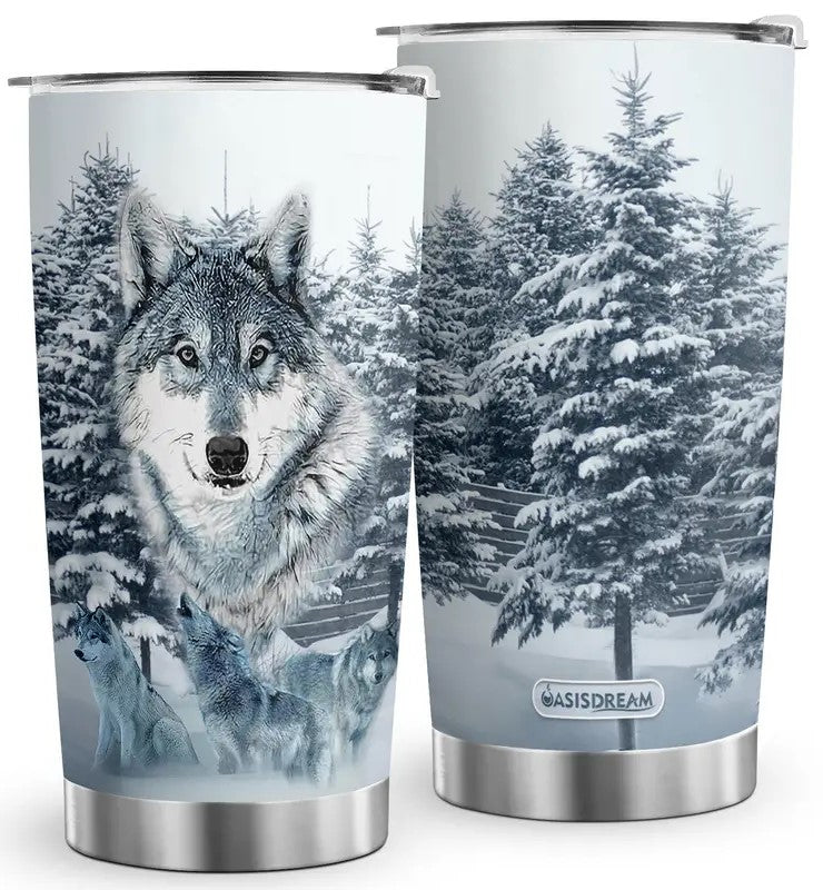 Wolf Forest tumbler